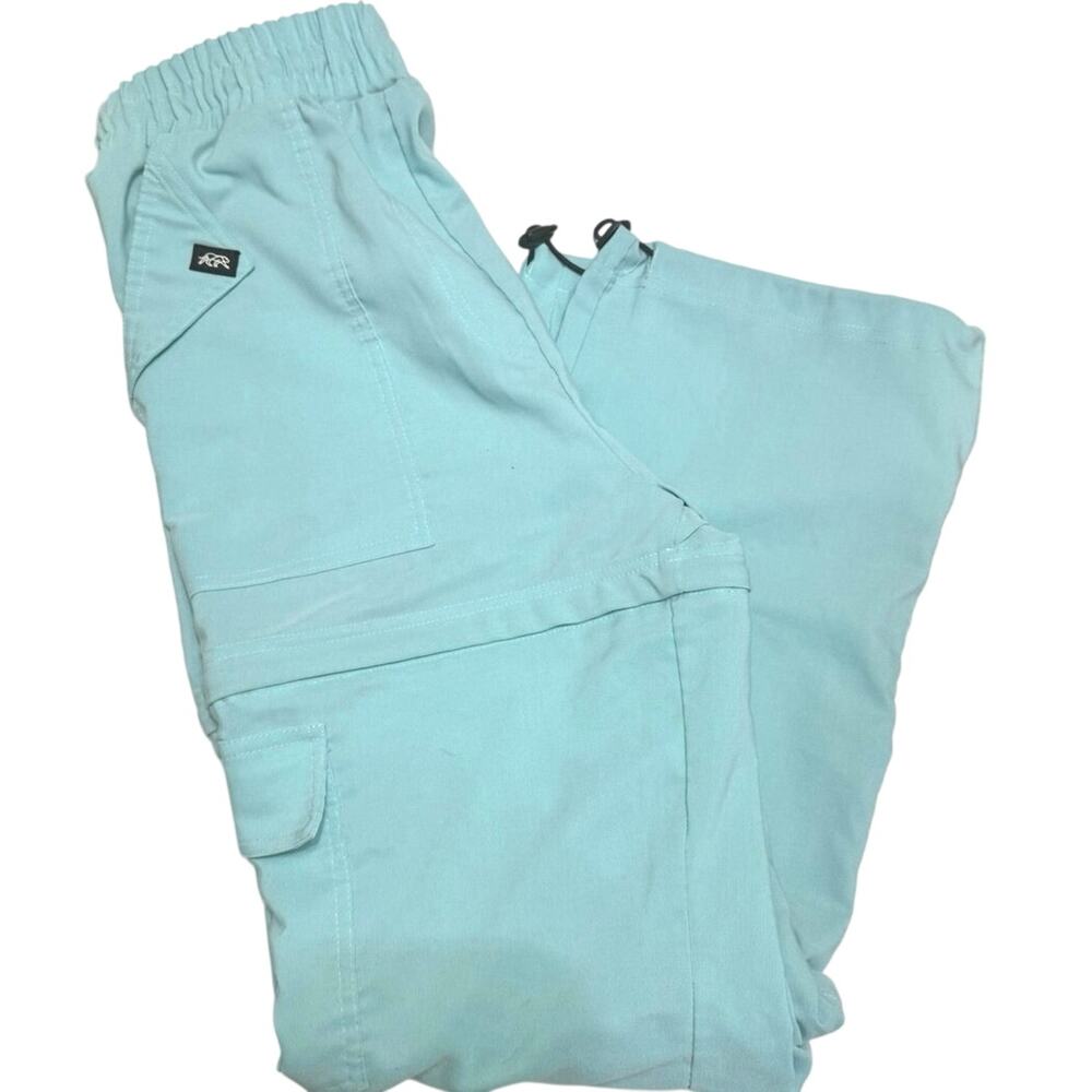 Tiger Friday Blue Convertible Cargo Pants Adult Extra Small AXS Dance Hip Hop